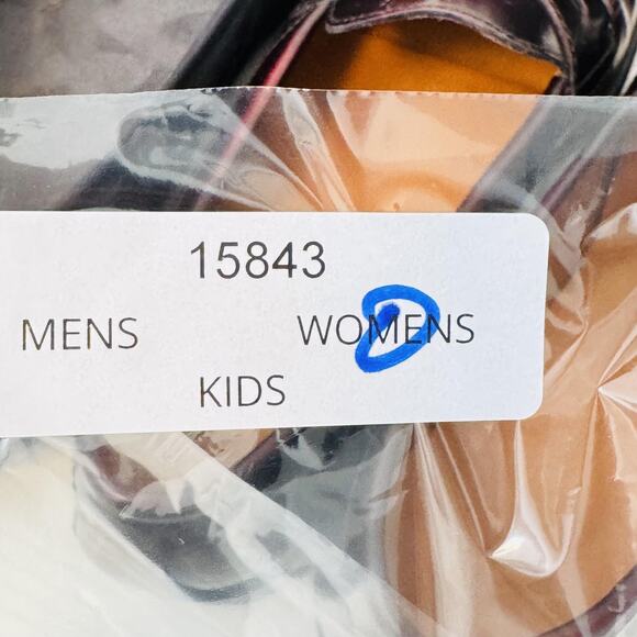 Naot Sandals Womens 9 Blue Leather Fiona Wedge Slingback T Strap Adjustable Cork - Picture 10 of 10